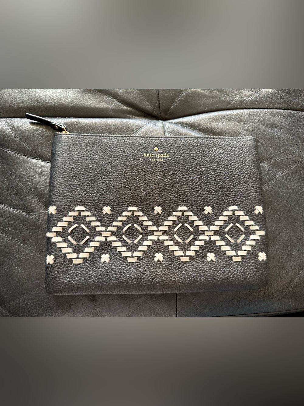 Kate Spade Flynn Street Gia Leather Clutch